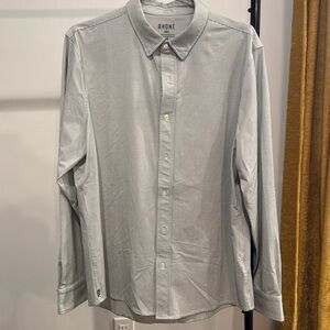 Rhone Men's Commuter Green/White Performance Shirt (L)